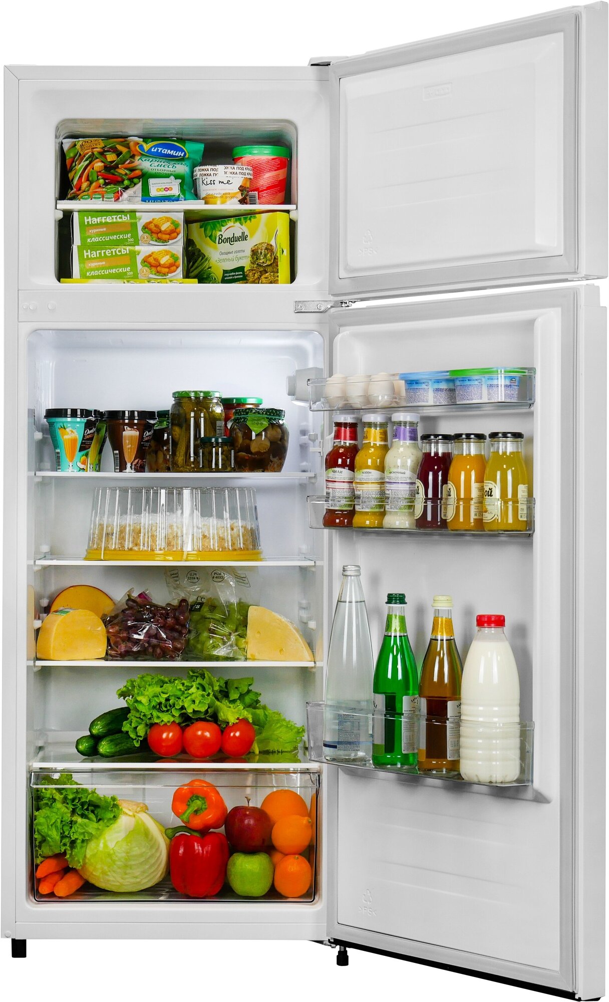 Холодильник LEX RFS 201 DF WH, двухкамерный, белый - фото №10