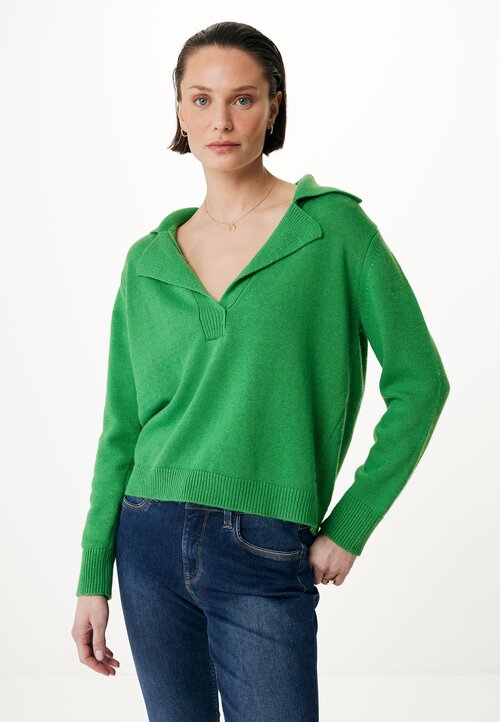 Пуловер MEXX, размер L, зеленый