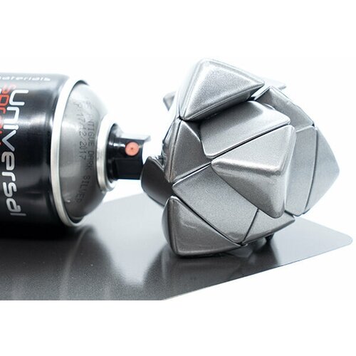 12 шт Серебро темное акриловая краска для дисков аэрозольный баллончик 450мл Gamma Paint 3750₽