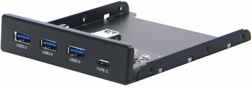 Планка USB3.0 Gembird FP3.5-USB3-3A1C вывод 3-х портов usb3.0 +1xType-C на переднюю панель 3.5