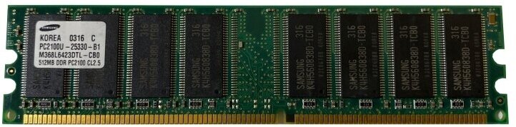 Оперативная память Samsung M368L6423DTL-CB0 DDR 512MB