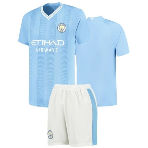 Форма  футбольная, футболка и шорты, размер 46, голубой