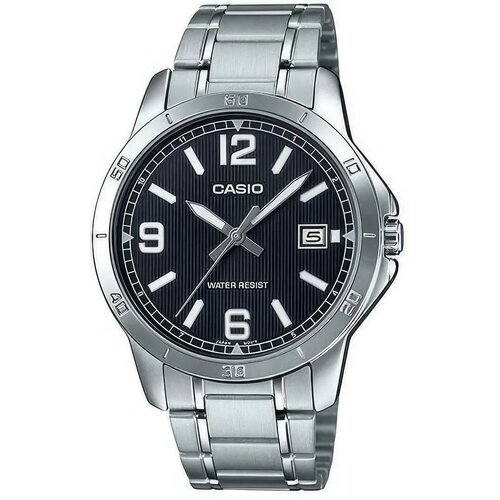 Наручные часы CASIO, черный наручные часы casio mtp vt01gl 1b2 черный