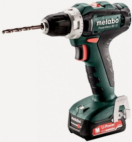 Изображение товара Дрель-шуруповерт аккумуляторная Metabo PowerMaxx BS 12, X (601036500)
