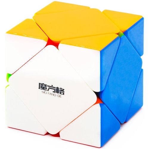 Скоростной Скьюб Рубика QiYi MoFangGe Skewb / Головоломка для подарка / Цветной пластик скоростной скьюб рубика moyu skewb cubing classroom головоломка для подарка белый пластик