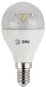Лампа LED ЭРА стандарт 7/60 Вт Е14 шар холодный свет - фото №4