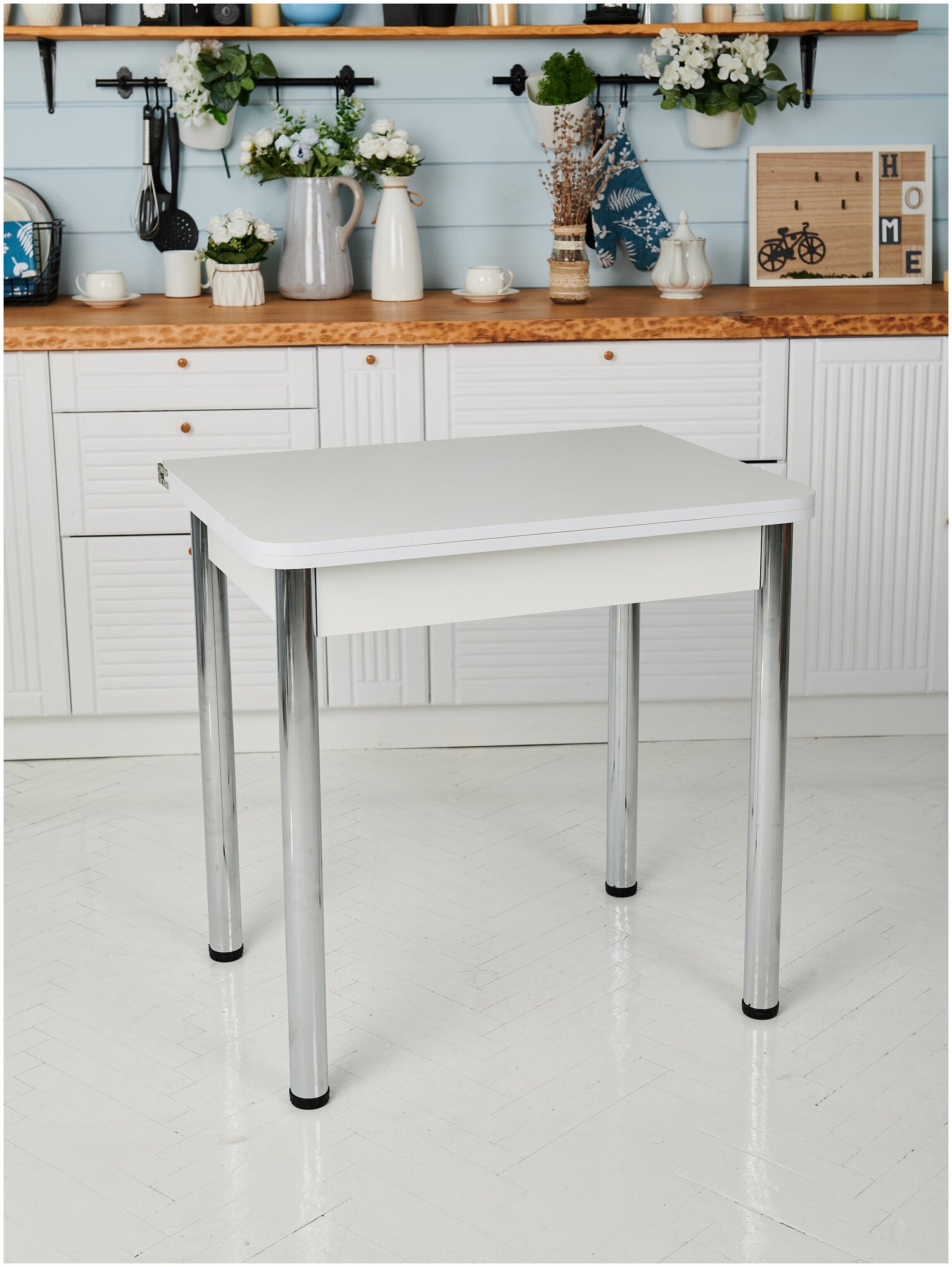 фото Стол кухонный обеденный раскладной откидной