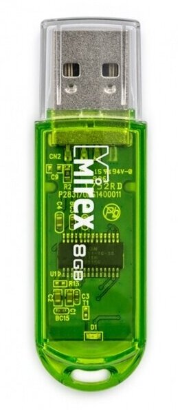 Флеш накопитель 8GB Mirex Elf, USB 2.0, Зеленый - фото №15