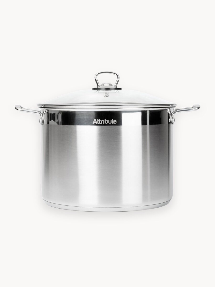 Кастрюля со стеклянной крышкой MASTER CHEF 12.0л 28х20см