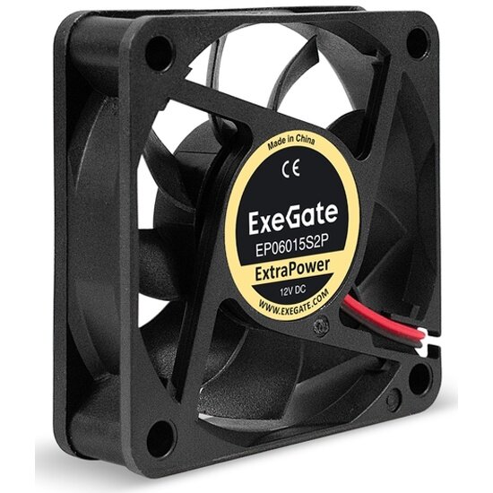 Вентилятор для корпуса Exegate ExtraPower EP06015S2 12В DC 60x60x15мм EX295225RUS