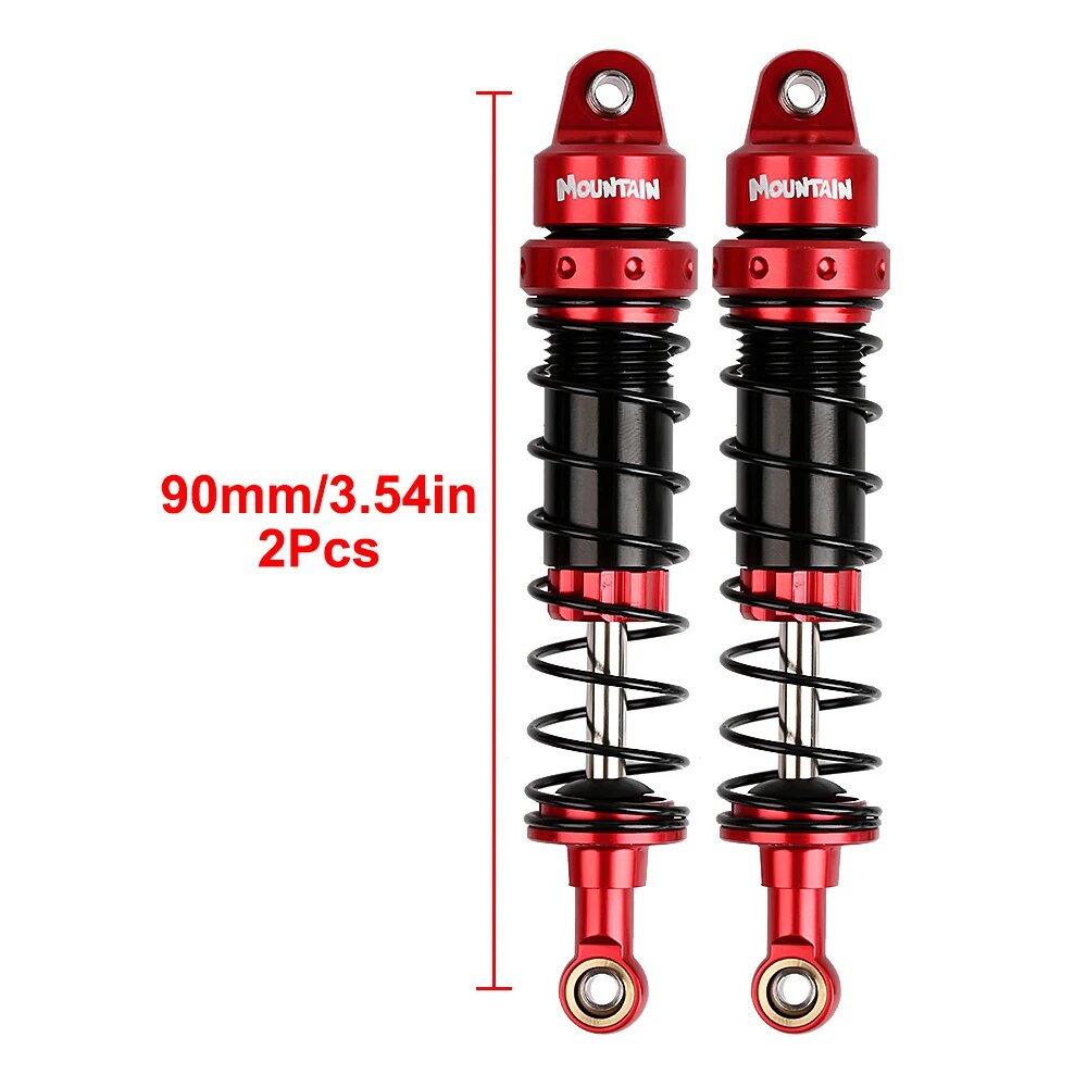 INJORA Алюминиевые амортизаторы 90/100/110/120 мм для RC автомобилей 1/10