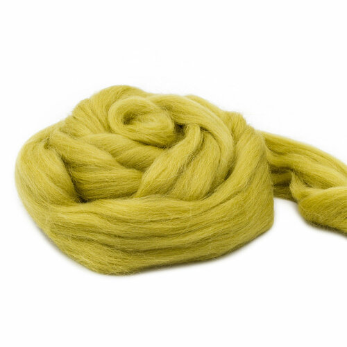 Лента для валяния полутонкая , 100% шерсть, 50гр Камтекс (189 фисташковый)