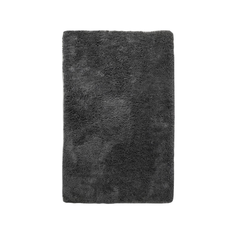 Коврик для ванной комнаты поликоттон 60*100 см FLUFFY графит