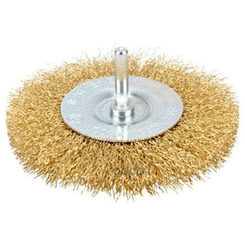 Щетка зачистная для дрели плоская D-75 мм .(АвтоDело) 44036 Автодело 44036