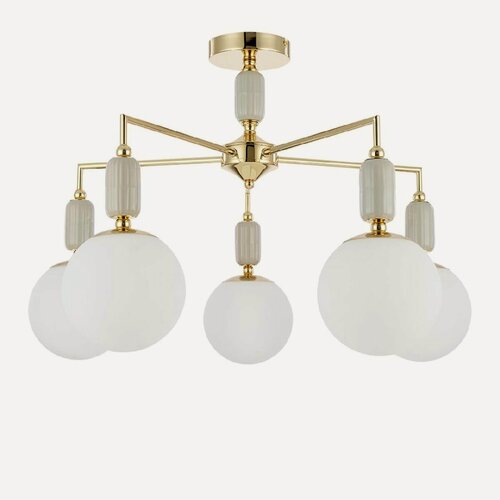 Изображение товара Люстра Lumion "Vivien" 6580/5C E14, арт-деко, французское золото