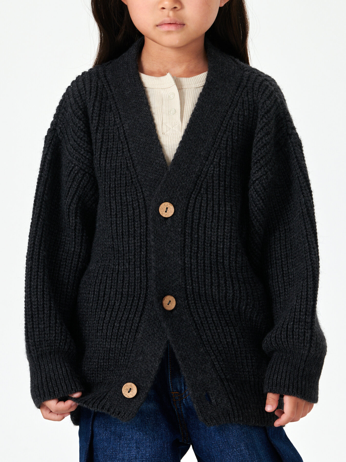 Кардиган Happy Baby размер 104/110 dark grey