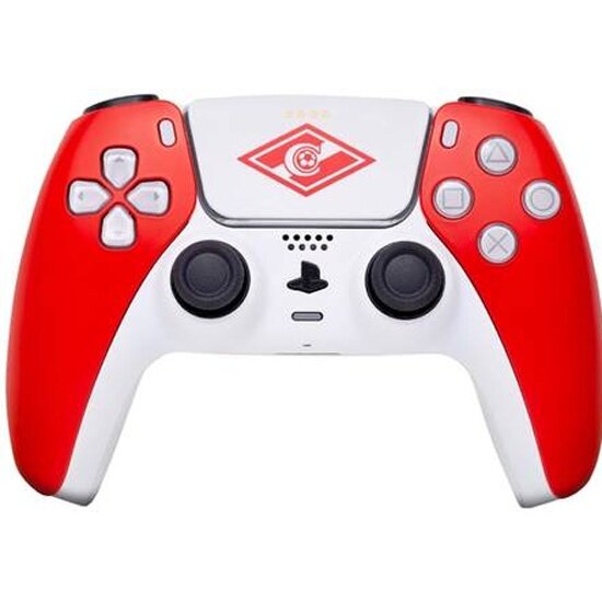 Беспроводной контроллер PS5 PlayStation 5 DualSense 5 "Спартак. Красно-белый"