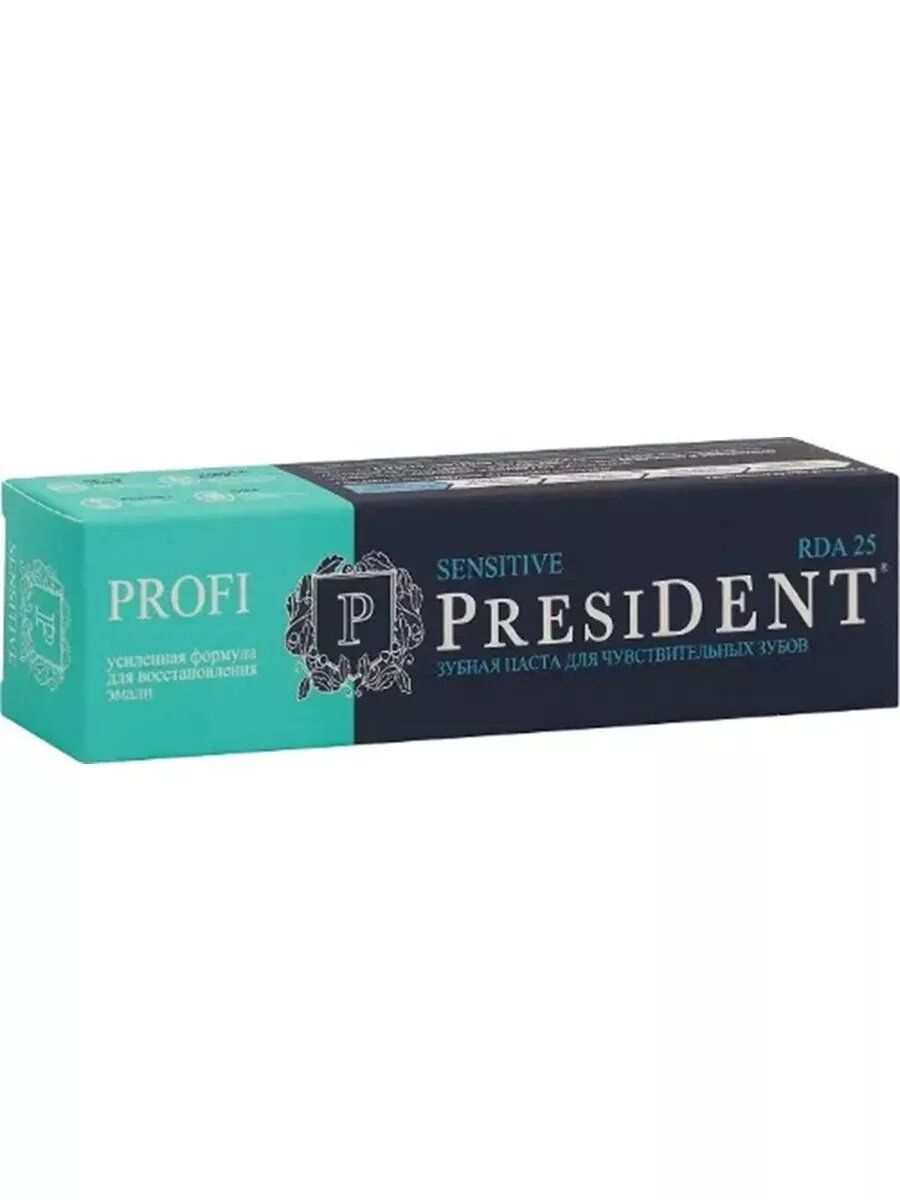 Зубная паста President PROFI SENSITIVE, 50 мл, для снижения чувствительности зубов — фото 1