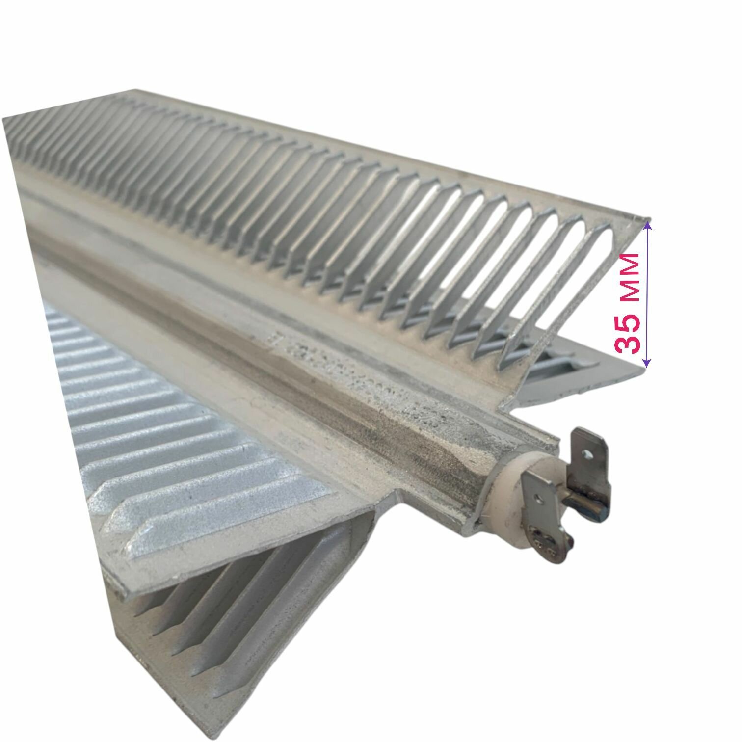 Универсальный ТЭН 1000W (500+500) для конвекторов — фото 1