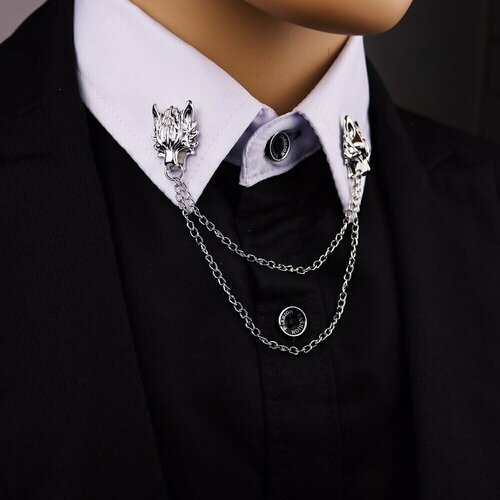 Брошь KHARIZMA, серебристый