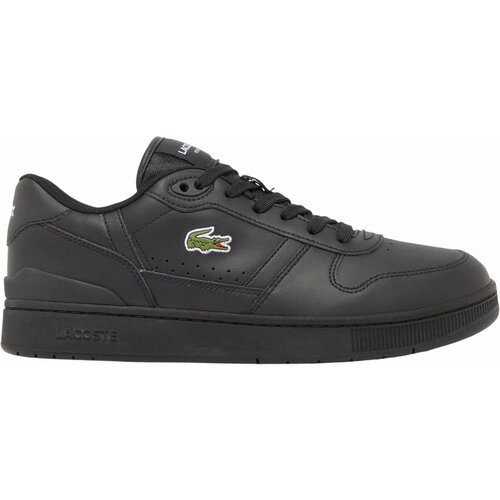 фото Кеды lacoste t-clip set 224 2 sma, полнота f (eu)/ на среднюю стопу, размер 10 uk, черный