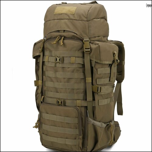 Походный рюкзак Mardingtop объемом 70 литров с дождевиком для кемпинга Bushcraft Military M6480