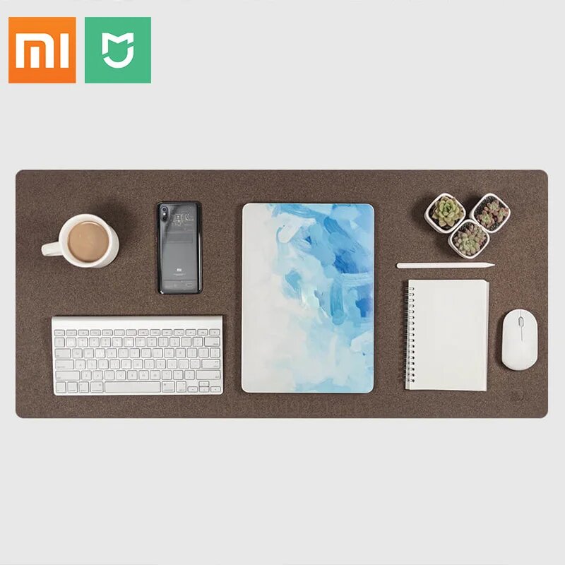 Изображение Xiaomi Mi большой водонепроницаемый коврик для мыши из дуба