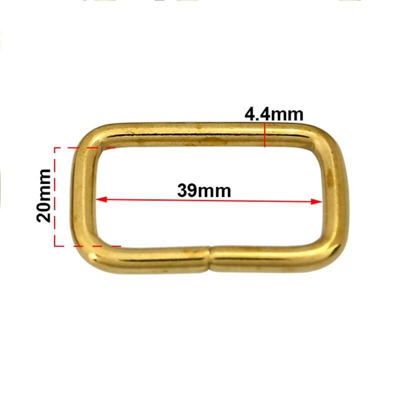 Латунные пряжки для ремней 2 штуки, inner width 39mm