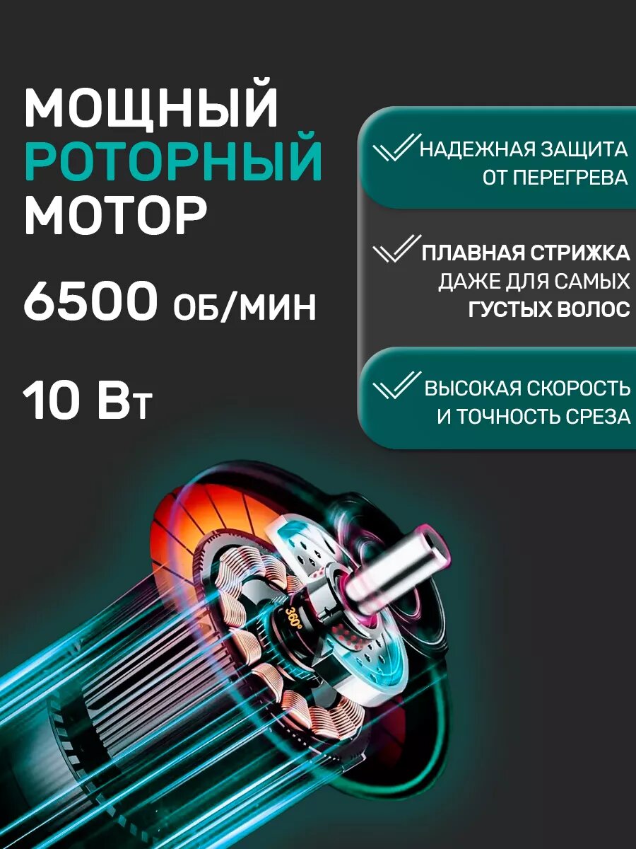 Машинка для стрижки VGR V-278, триммер для волос и бороды, профессиональная — фото 1