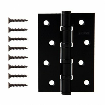 Петля врезная Apecs 100*70-B4-Steel-BLM, черный матовый, 2шт.