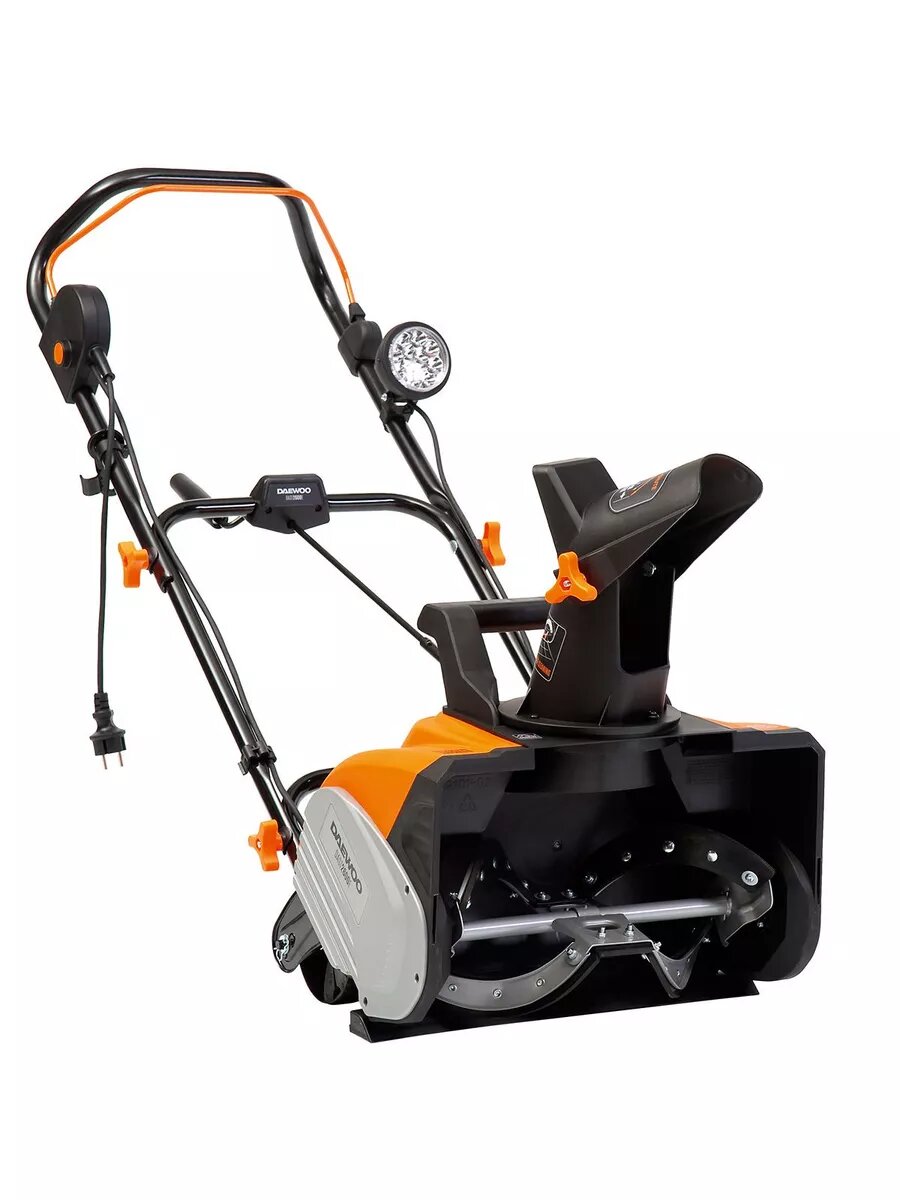 Снегоуборщик Daewoo DAST 2600E электрический колесный ковш 46x27 см дальность выброса 10м