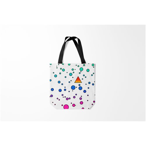 фото Сумка-шоппер / 40х40 см / популярные иллюстрации / другие геометрия burnettie