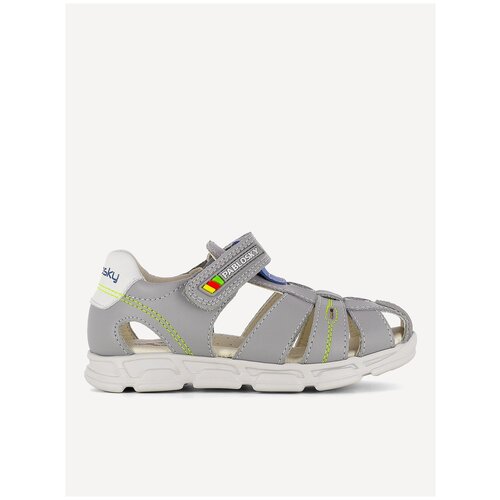 туфли летние открытые PABLOSKY, для мальчиков, цвет Серый, Размер 29