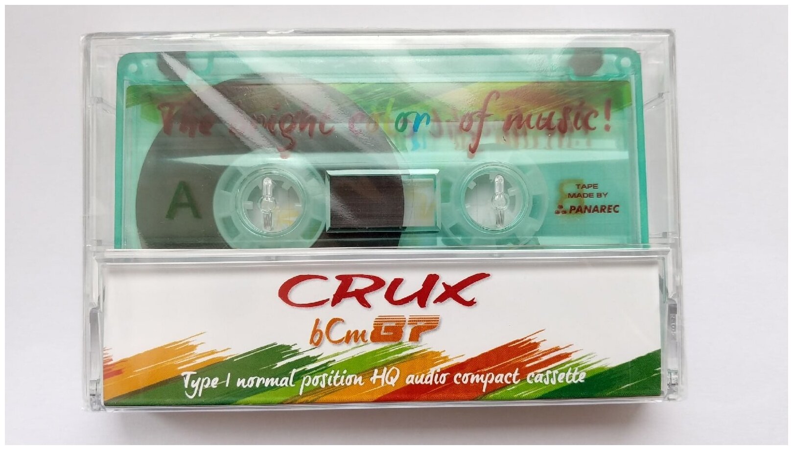 Аудиокассета запечатанная новая CRUX BCM-87-Green