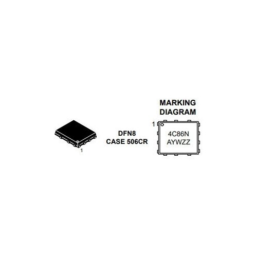 NTMFD4C86N Dual N-Channel MOSFET 30V 32A микросхема ntmfs4927nt1g n channel mosfet 30v 38a so 8fl