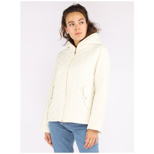 фото Куртка женская демисезонная a passion play модель sq68523 цвет молочный размер xxl
