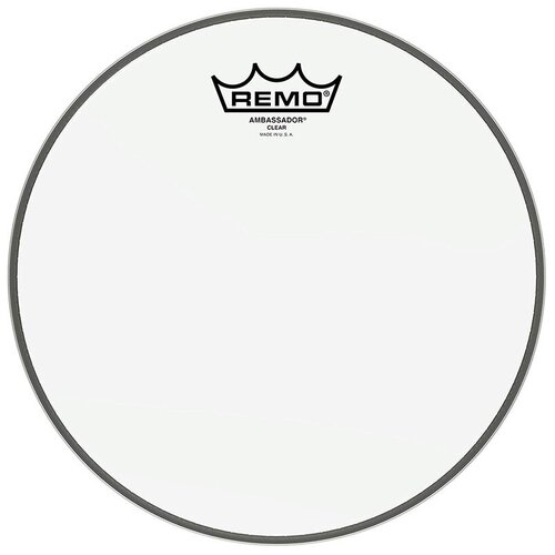 Remo BA-0310-00 10"Ambassador clear однослойный прозрачный пластик 10" для барабана