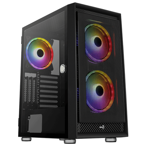 Корпус ATX Aerocool Graphite-G-BK-v2 Без БП чёрный