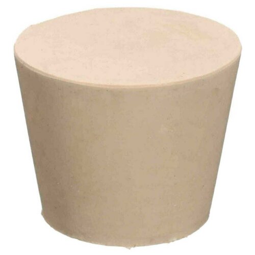 Пробка для бутыли резиновая конус Белая 34 мм