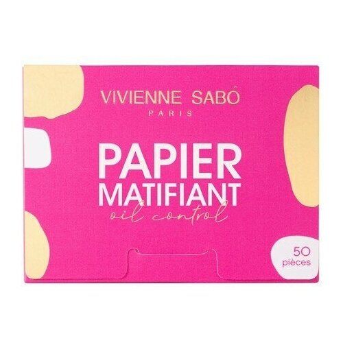 Vivienne Sabo Матирующие салфетки Papiers Matifiants 50 шт. белый матирующие салфетки для лица pate grise papiers matifiants 50шт