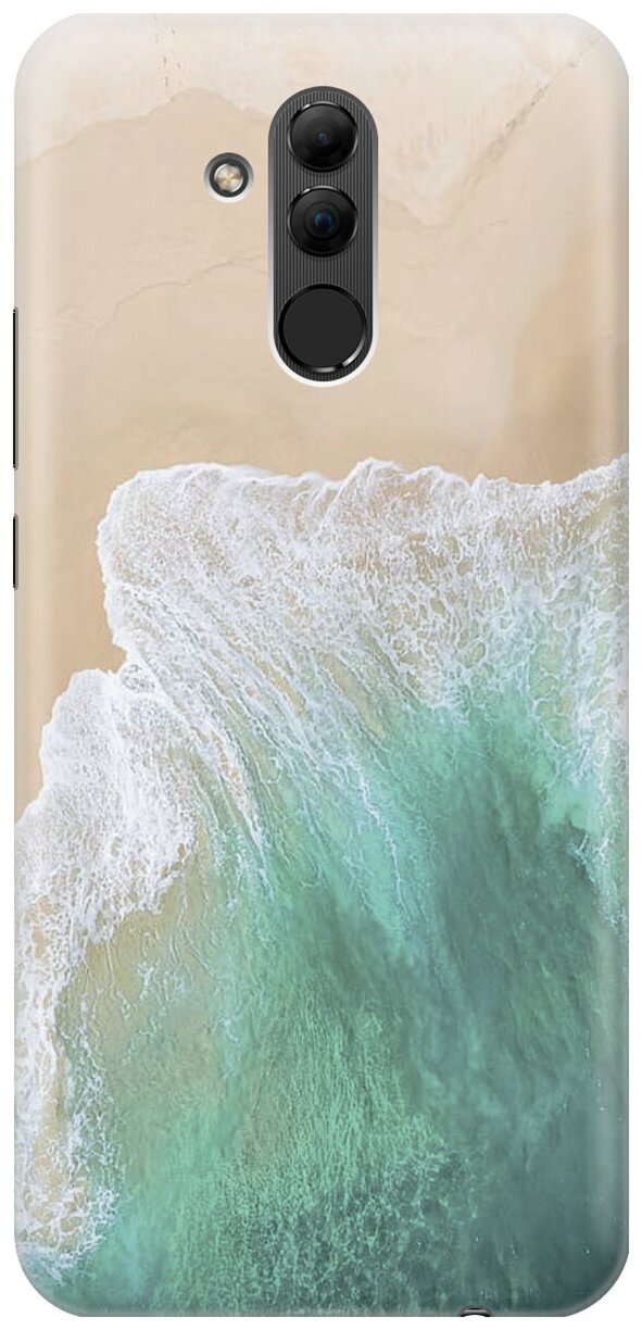 Силиконовый чехол Лазурное море и песок на Huawei Mate 20 Lite / Хуавей Мейт 20 Лайт