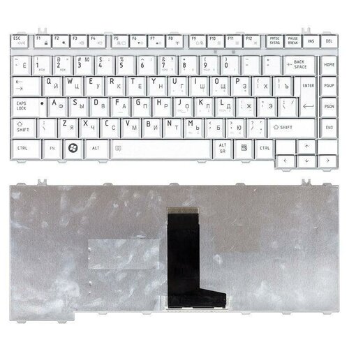 Клавиатура keyboard NSK-TAP0R для ноутбука Toshiba Satellite A200 A205 A300 A305 A400 A405 M200 M205 M300 M305 серебристая 1014₽