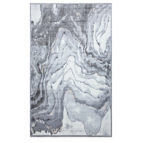 Ковер вискоза Рим 618W 160x235 см цвет светло-серый