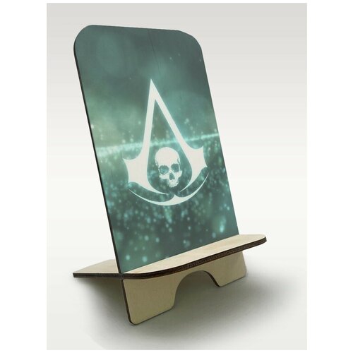 Подставка для телефона c рисунком УФ игры Assassin's Creed IV Black Flag (Черный Флаг) - 171