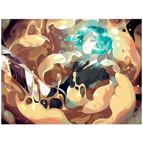 Картина по номерам на холсте страна самоцветов (Land of the Lustrous) - 8757 Г 30x40