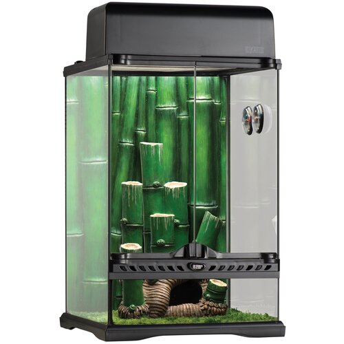 Exo Terra террариум из силикатного стекла Bamboo Forest Habitat Kit, 30х30х45 см