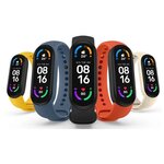 Гидрогелевая защитная пленка на экран смарт-часов Xiaomi Mi Band 6 / NFC - 9 шт - изображение