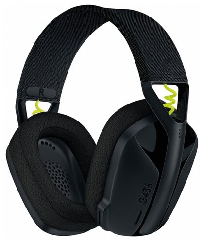 Наушники с микрофоном Logitech G435 черный/желтый мониторные BT/Radio ...