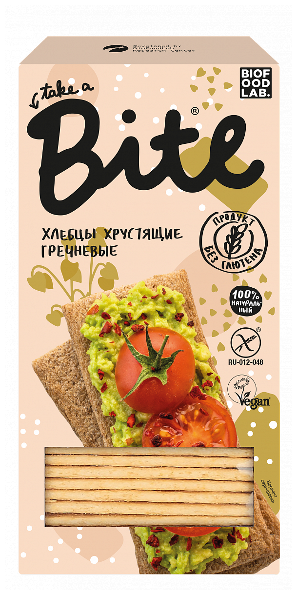 Хлебцы "Гречневые", хрустящие Bite 150 г