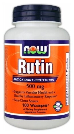 Активное долголетие NOW Rutin 450 Mg 100 капс